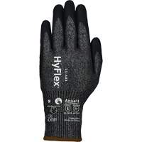 Gants r&eacute;sistants &agrave; la coupe HYFLEX 11-543, Taille 6, Calibre 13, Rev&ecirc;tement Nitrile, Enveloppe en Nylon/Acier inoxydable/PEHP/Spandex, ASTM ANSI niveau A7/EN 388 niveau F M & M Nord Ouest Inc