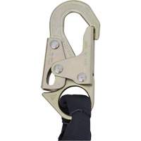 SA-5200-2.5 Shock Absorbing Lanyard, 2.5', Snap Hook Center, Snap Hook Leg Ends, Polyester M & M Nord Ouest Inc