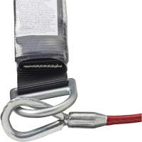 SA-5502-6 Shock Absorbing Lanyard, 6', Form Hook Center, Snap Hook Leg Ends, Galvanized Steel M & M Nord Ouest Inc