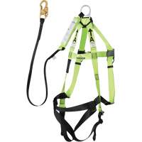 FBH-10000A5440-4 4' Class A Harness & Lanyard with 220 lbs. Capacity, Harness/Lanyard Combo M & M Nord Ouest Inc