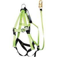 FBH-10000A6440-4 4' Class A Harness & Lanyard with 350 lbs. Capacity, Harness/Lanyard Combo M & M Nord Ouest Inc