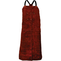 Tillman&reg; 3842 Cowhide Apron, Bib, 42" L, Brown M & M Nord Ouest Inc