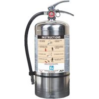 Extincteur pour la protection contre l'incendie de pile Lithium-ion, AVD, Capacit&eacute; 6 L M & M Nord Ouest Inc
