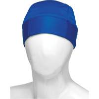 Casquette de protection refroidissante, Bleu M & M Nord Ouest Inc