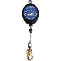 Cable Self Retracting Lanyard with Composite Housing, 20', Swivel M & M Nord Ouest Inc
