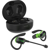Black & Green UltraComm Aware Bluetooth Earbuds M & M Nord Ouest Inc