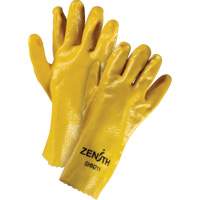 Gants &agrave; fini rugueux et r&eacute;sistants aux produits chimiques, Taille 9, 12" lo, PVC, Doublure en Interlock, 47-mil M & M Nord Ouest Inc