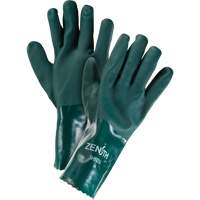 Gants verts &agrave; double enduit, 12" lo, PVC, Doublure en Jersey de coton, 70 mils M & M Nord Ouest Inc
