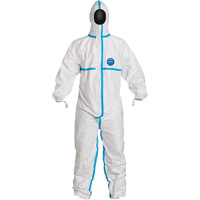 Hooded Coveralls, Small, White, Tyvek&reg; 600 M & M Nord Ouest Inc