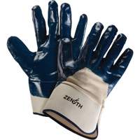 Heavyweight Safety Cuff Gloves, 11/2X-Large, Nitrile Coating, Cotton Shell M & M Nord Ouest Inc
