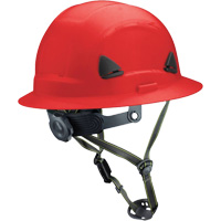 Casque Fibre Metal de style escalade avec bordure compl&egrave;te, R&eacute;pond aux normes CSA type 2, Suspension Rochet, Non ventil&eacute; M & M Nord Ouest Inc