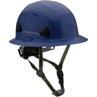 Casque Fibre Metal de style escalade avec bordure compl&egrave;te, R&eacute;pond aux normes CSA type 2, Suspension Rochet, Non ventil&eacute; M & M Nord Ouest Inc