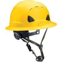 Fibre Metal Climbing Style Helmet with Full Brim, Meets CSA Type 2, Ratchet Suspension, Vented M & M Nord Ouest Inc