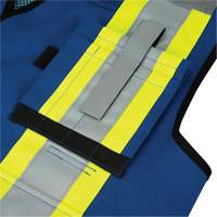 6681 High-Visibility Antimicrobial Mesh-Back Surveyor Vest, Royal Blue, Small, Polyester M & M Nord Ouest Inc