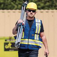 6681 High-Visibility Antimicrobial Mesh-Back Surveyor Vest, Royal Blue, Small, Polyester M & M Nord Ouest Inc