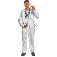 Harness-Compatible Disposable Coverall, Small, White, Tyvek&reg; 500 M & M Nord Ouest Inc