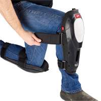 Dynamic Flooring Knee Pad, Hook and Loop Style, Plastic Caps, Foam Pads M & M Nord Ouest Inc