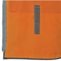 Pioneer Mesh Back Zip Front Surveyor Safety Vest, High Visibility Orange, Small, Polyester M & M Nord Ouest Inc