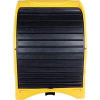 Palette contre les d&eacute;versements &agrave; couvercle dur pour 4 barils, 68,11" lo x 61,61" la x 83,07" h, Capacit&eacute; de charge 1433 lb M & M Nord Ouest Inc