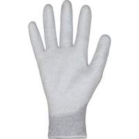 KnitActiv Electrostatic Dissipative Low-Linting White Gloves, 5, Polyurethane Coating, 13 Gauge, Nylon/Cotton Shell M & M Nord Ouest Inc