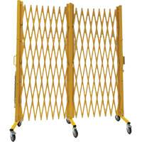 Barri&egrave;re extensible, 84" h x 20' lo, Jaune M & M Nord Ouest Inc
