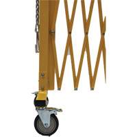 Barri&egrave;re extensible, 84" h x 20' lo, Jaune M & M Nord Ouest Inc