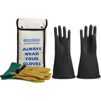 Ensemble de gants en caoutchouc pour l'&eacute;lectricit&eacute; de classe 2, 9, 14" lo, 37 cal/cm², NFPA 70E M & M Nord Ouest Inc