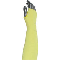 Kut Gard&reg; 2-Ply Cut-Resistant Sleeve with Thumb Hole, Aramid/ATA&reg;, 10", ASTM ANSI Level A6, Yellow M & M Nord Ouest Inc