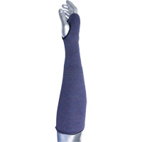 Kut Gard&reg; ECO Series 2-Ply ASP Sleeve with Thumb Hole, Aramid, 14", ASTM ANSI Level A3, Purple M & M Nord Ouest Inc