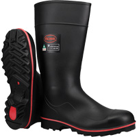 Bottes de s&eacute;curit&eacute; Boss Footwear avec r&eacute;sistance int&eacute;grale aux d&eacute;charges &eacute;lectriques, M&eacute;lange de polym&egrave;res/PVC, Embout Acier, Pointure 4 M & M Nord Ouest Inc