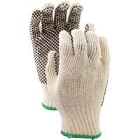 Gants en tricot avec pois de PVC 417, Poly/coton, Un c&ocirc;t&eacute;, Petit M & M Nord Ouest Inc