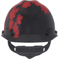 Casque sp&eacute;cialis&eacute; V-Gard, Suspension Rochet, Noir/Rouge M & M Nord Ouest Inc