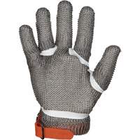 MMG Food Safe Metal Chainmail Gloves, Size 2X-Small, Stainless Steel Shell, ASTM ANSI Level A9 M & M Nord Ouest Inc