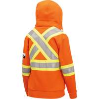 Heavyweight Safety Hoodie, Women's, X-Small, High Visibility Orange M & M Nord Ouest Inc