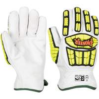 Cut and Impact-Resistant Gloves, Small, Goatskin Palm, Gauntlet Cuff M & M Nord Ouest Inc
