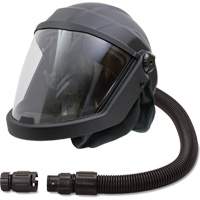 DEFENDER Supplied Air Respirator Shield & Helmet with No Flow Valve, Universal, Facepiece M & M Nord Ouest Inc