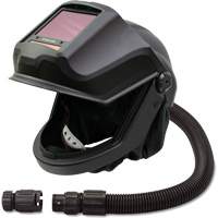 DEFENDER Supplied Air Respirator Shield & Flip-Front Welding Helmet with ADF & Cooler, Universal, Facepiece M & M Nord Ouest Inc
