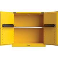 Utili-Guard+ Flammable Safety Cabinet, 30 gal., 1 Door, 43" W x 44" H x 22" D M & M Nord Ouest Inc