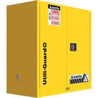 Utili-Guard+ Flammable Safety Cabinet, 30 gal., 1 Door, 43" W x 44" H x 22" D M & M Nord Ouest Inc