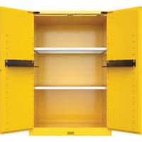 Utili-Guard+ Flammable Safety Cabinet, 45 gal., 2 Door, 43" W x 65" H x 22" D M & M Nord Ouest Inc
