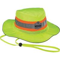 GloWear 8935 Ranger Sun Hat, Small/Medium, High Visibility Lime-Yellow, Polyester M & M Nord Ouest Inc