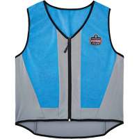 Chill-Its 6667 Wet Evaporative Cooling Vest with Zipper Closure, Medium, Blue M & M Nord Ouest Inc