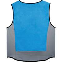 Chill-Its 6667 Wet Evaporative Cooling Vest with Zipper Closure, Medium, Blue M & M Nord Ouest Inc
