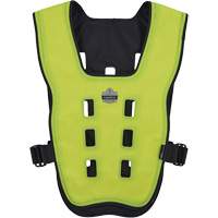 Chill-Its 6685 Dry Evaporative Cooling Vest with Zipper Closure, X-Small, High Visibility Lime-Yellow M & M Nord Ouest Inc