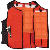Chill-Its 6260 Lightweight Phase Change Cooling Vest with Rechargeable Packs, Small/Medium, Orange M & M Nord Ouest Inc