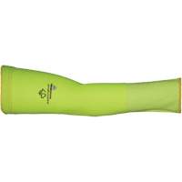Max Cut Resistant Sleeves - Small, TenActiv, 12", ASTM ANSI Level A9, High Visibility Lime M & M Nord Ouest Inc
