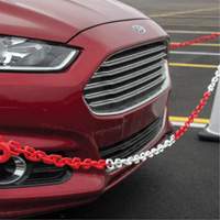 Chaîne de barri&egrave;re en plastique &agrave; deux couleurs, Vert/Blanc M & M Nord Ouest Inc