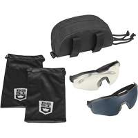 MY6 Safety Glasse Eyeshield Kit, Clear/Smoke Lens, Anti-Fog/Anti-Scratch, ANSI Z87+ M & M Nord Ouest Inc