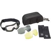 X1000 Ballistic Protection Goggles Kit, Amber/Clear Lens, Anti-Fog/Anti-Scratch, Direct Vent M & M Nord Ouest Inc