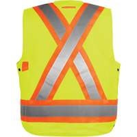 Veste haute visibilit&eacute; pour arpenteur, Orange haute visibilit&eacute;, Petit, Polyester M & M Nord Ouest Inc